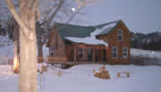 Homestead in Snow